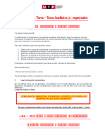 ? Semana 11 - Tema 01 Tarea - Tarea Académica 2 Organizador Gráfico, Esquema Producción y Versión Borrador (Terminado)