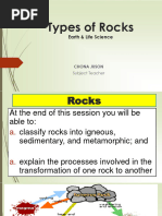 Types of Rocks PDF