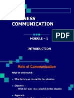 Business Communication: Module - 1