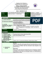 Daily Lesson Plan: School Grade Level Teacher Learning Area Time & Dates Quarter