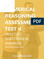 Richard McMunns Aptitude Vault Numerical Reasoning Test 4