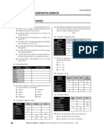 Actividades de Refuerzo: Elementos Y Compuestos Químicos