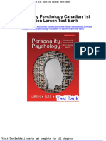 Full Personality Psychology Canadian 1St Edition Larsen Test Bank PDF Docx Full Chapter Chapter