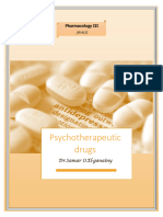 Lecture 2 (Psychotropic Drugs)