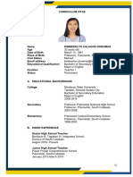 Curriculum Vitae Kim