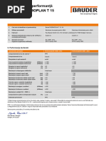 BauderTHERMOPLAN T 15 - DoP-No 6615 - 0321 - RO