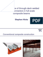 The Performance of Through-Deck Welded Stud Connectors in Full-Scale Composite Beams