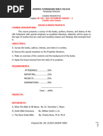 Course Description OT SURVEY 3