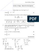 Differentiation Connected Rate of Change