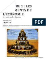 Chapitre 1 - Partie 1 - Mercantilistes, Physiocrates Et Classiques