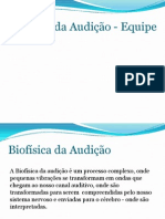 APRESENTAÇÃO BIOFÍSICA DA AUDIÇÃO 2 Período