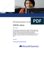 GDPdU Setup For Microsoft Dynamics AX 2012