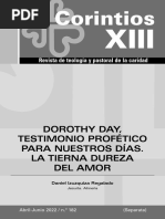 Dorothy Day, Testimonio Profético para Nuestros Días. La Tierna Dureza Del Amor