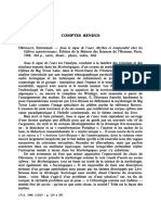 Viveiros de Castro - Comptes Rendus - Désveaux, Emmanuel. - Sous Le Signe de L'ours. Mythes Et Temporalité Chez Les Ojibwa Septentrionaux PDF