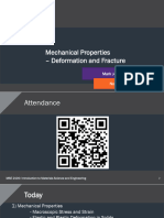 Lecture 19 - Mechanical Properties of Materials - Nov 2