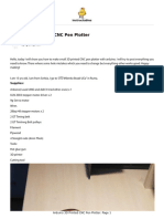 Arduino 3D Printed CNC Pen Plotter