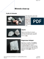 Minerals