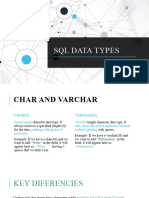 SQL Data Types