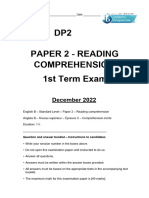 English Paper 1 Writing November