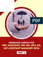 Insurance Capsule For UIIC Assistant UIIC AO NICL AO GIC Assistant Manager 2024 Part 2