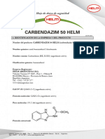 Hoja de Seguridad de Carbendazim