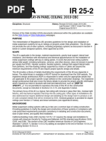 Suspended Lay in Panel Ceiling Details - 2019 California Building Code