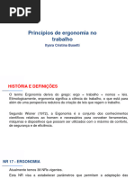 Princípios de Ergonomia No Trabalho: Ityara Cristina Busetti