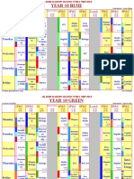 YEAR 10 - Plannel Schedule For Use