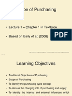 PP M Pp01 Lecture 1 Scope of Purchasing 19-9-2011