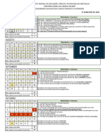 Calendário 2024 - 2o Semestre