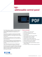 Eaton Fire Addressable Panel cf1100 Datasheet v1.1 0619