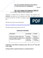 Syjc Admission Notice 2022 23