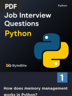 Interview Question For Python Interview - Mid Role