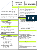 Cours Du Soir Al Ariam 3AC Vecteurs Et Translation (Série N°2)