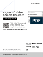 Sony PJ 410 Manual