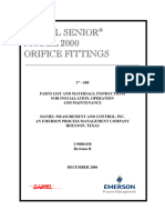 08030-B Daniel Senior Model 2000 Orifice Fittings (3 Inch-600)