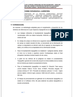 Informe Topografico - Carretera 24 de Junio