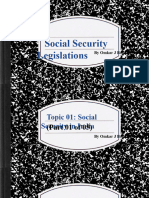 Social Security Legislations - Course - Unit 01 - Social Security in India - PPT - Part 01 - Omkar Bapat