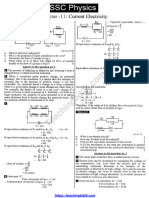 SSC English Version Physics Note Chapter 11 Current Electricity