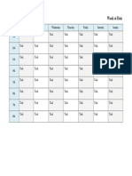 Tabel Jadwal Kerja Shift