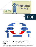 Hypothesis Testing