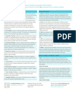 Testing Concepts Cheat Sheet