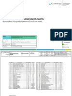 Detail Engineering Design Drawing: Rumah Pos Pengumben Nomor B-8A Dan B-8B