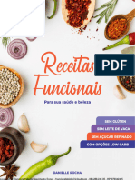 Livro Receitas Funcionais - para Sua Saíde e Beleza Oficial