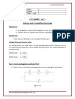 Lab 04 - Voltage and Current Division Rules