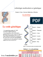 4-Le Code Génétique, 5-Structure Du Gène