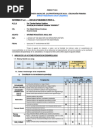 INFORME #001 - 2023 4to Grado