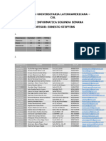 Trabajo Segunda Semana