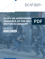 Study On Monitoring Media Coverage of The Security Sector in Lebanon English