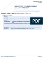 Attestation - Activité - Professionnelle 11 (3399)